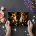 Trophy Victory Mural Wallpaper — Golden Cinematic Accent Wall Mural Wallpaper - room preview 02