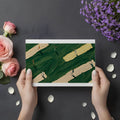 Abstract People Painted Mural Wallpaper — Expressionist Art Style Mural Wallpaper - room preview 02