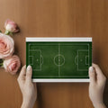 Soccer Field Pitch Mural Wallpaper — Sport Themed Wall Art Mural Wallpaper - room preview 02