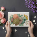 Botanical Still Life Mural Wallpaper in Soft Sage and Terracotta Mural Wallpaper - room preview 02