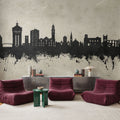 Colchester England Skyline Concrete Mural Wallpaper - room preview 02