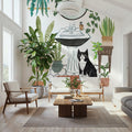 Urban Jungle Bath I Pet Mural Wallpaper - room preview 02