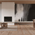 Western Brook Pond Waterfall Mural Wallpaper - room preview 02