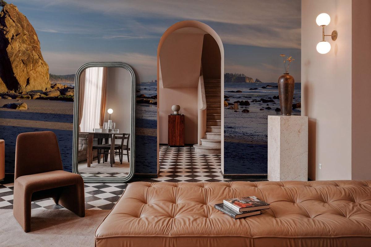 Rialto Beach At Sunset Mural Wallpaper - room preview 02