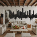 Riyadh Saudi Arabia Skyline Black & White Mural Wallpaper - room preview 02