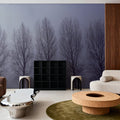 Trees in Mist Mural Wallpaper - room preview 02
