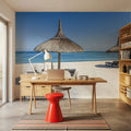 Beach Days Mural Wallpaper - room preview 02