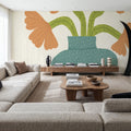Flower Pot I Mural Wallpaper - room preview 02