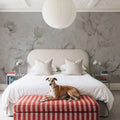 Transcendent Peony, Greyish Pink Mural Wallpaper - room preview 02
