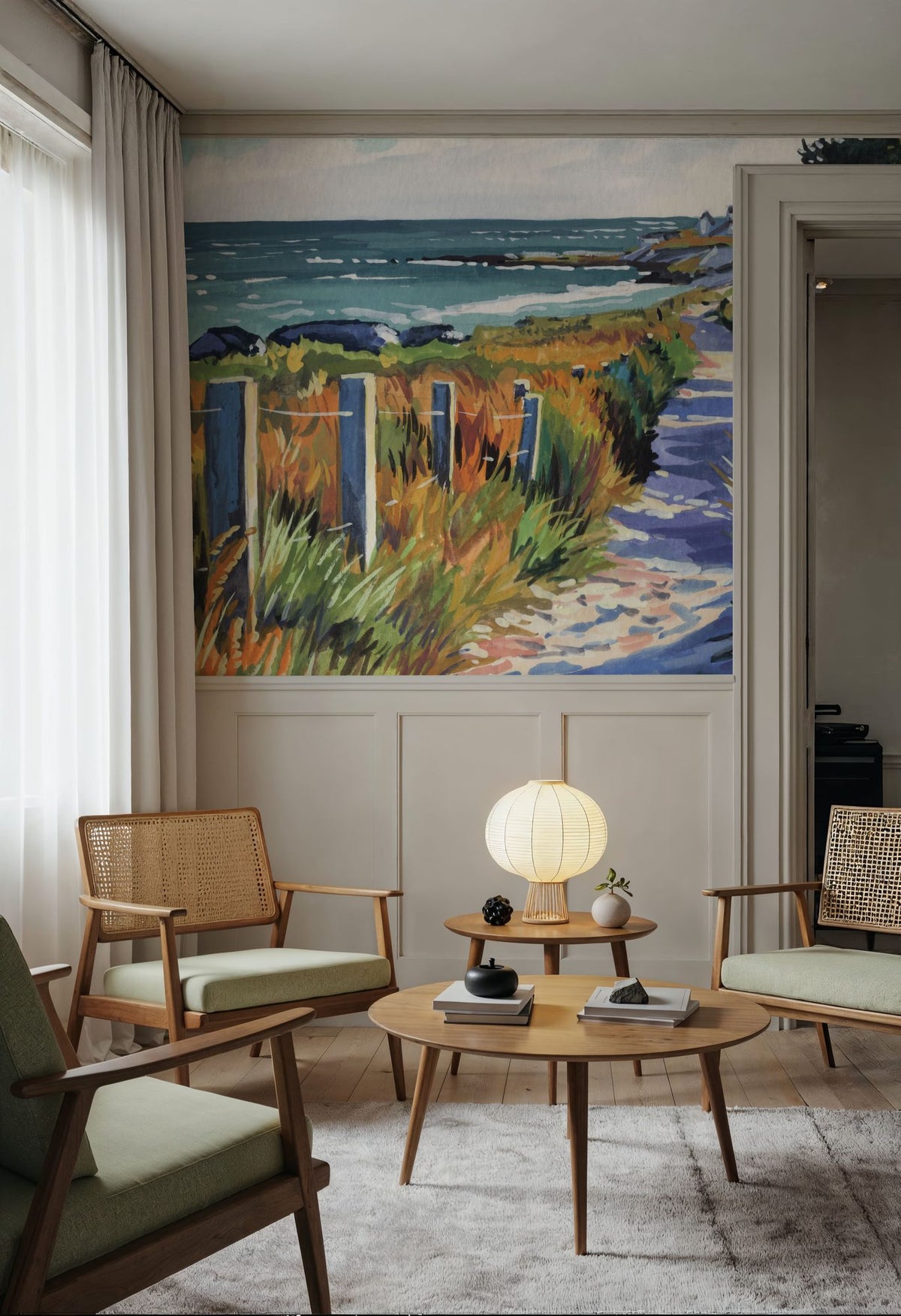 Fresh Ocean Air Mural Wallpaper - room preview 02