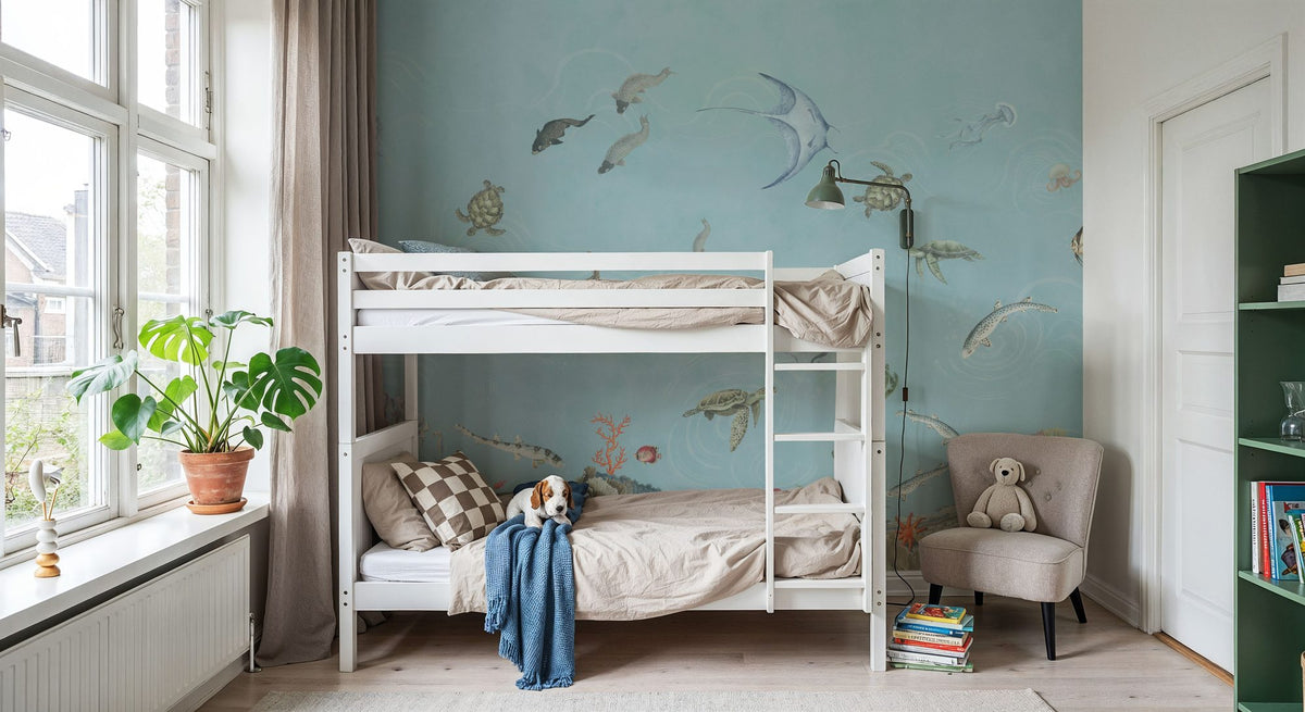 Great Reef, Ocean Mural Wallpaper - room preview 02