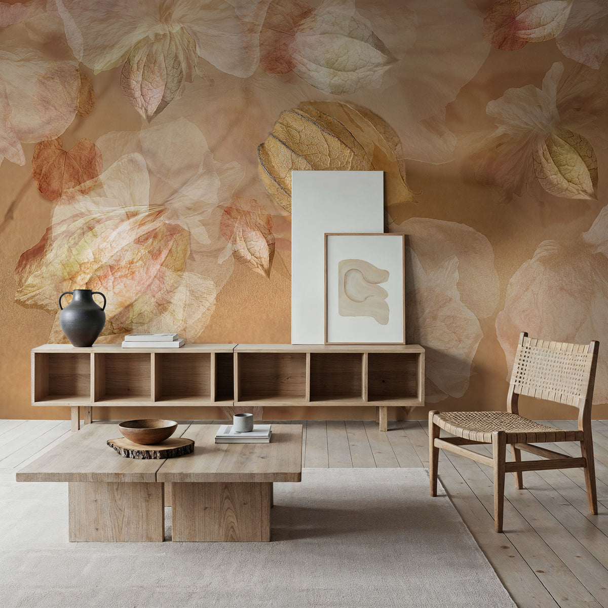 Botanical Fantasy Mural Wallpaper - room preview 02
