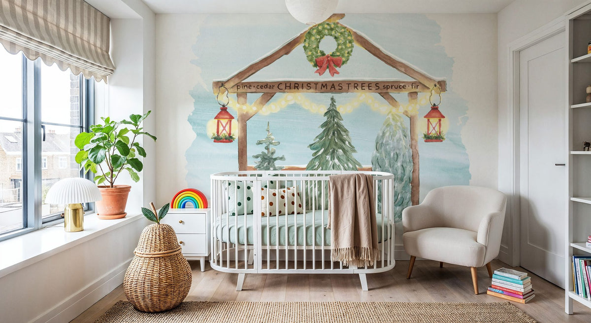 Winter Stroll I Mural Wallpaper - room preview 02