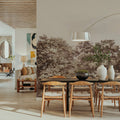 Over the Treetops, Sepia Mural Wallpaper - room preview 02