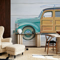 Old Beach Mural Wallpaper - room preview 02