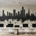 San Francisco Skyline Concrete Mural Wallpaper - room preview 02