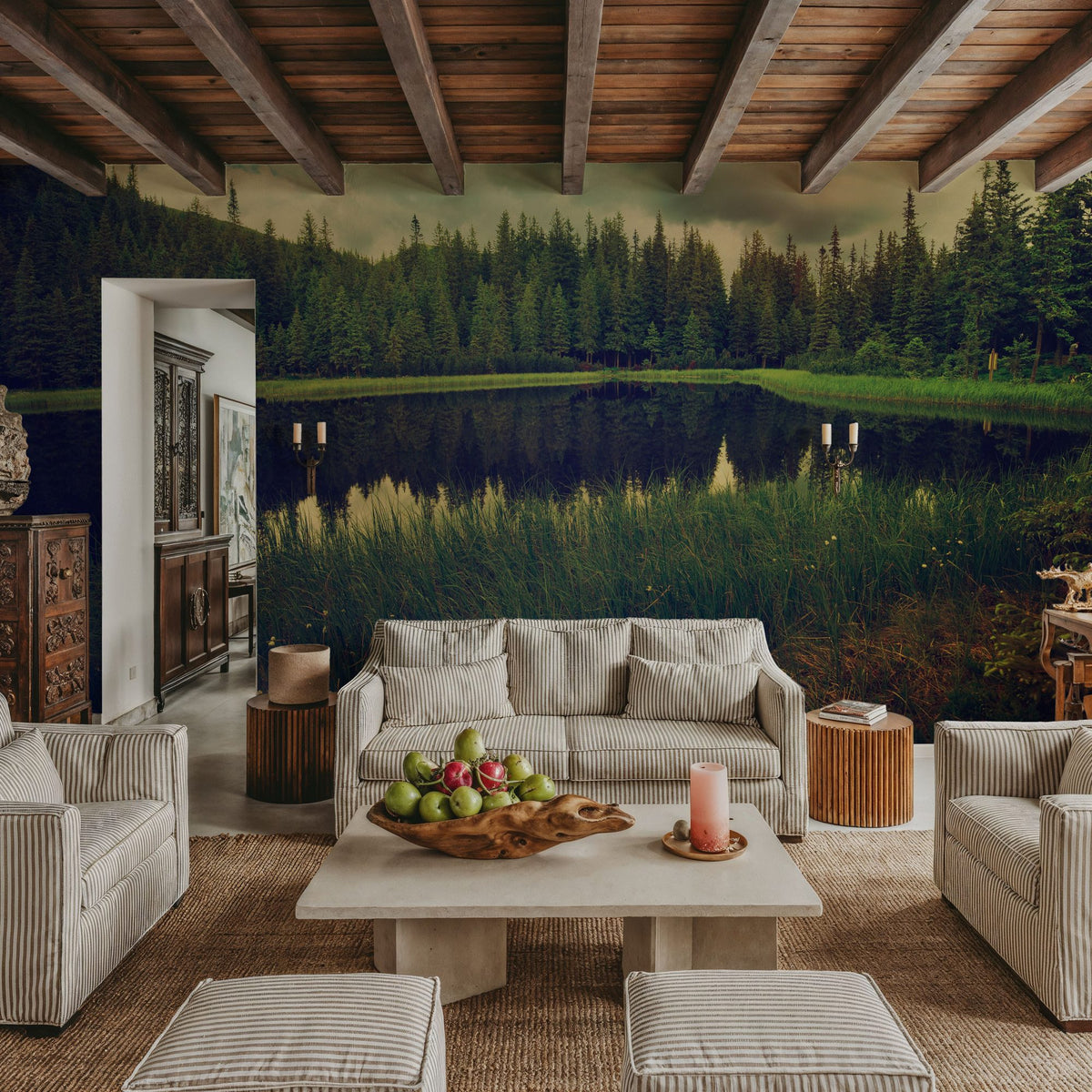 Secret Lake Mural Wallpaper - room preview 02