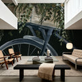 Vintage Bicycle with Florals Mural Wallpaper - room preview 02