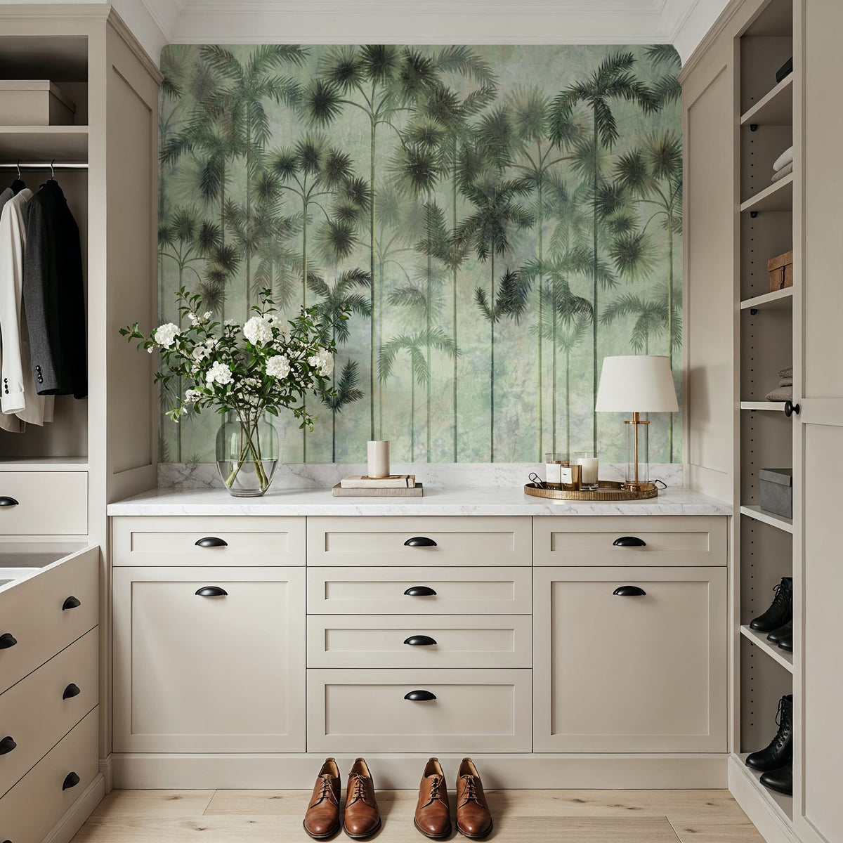 Tropical Trees Mural Wallpaper - room preview 02