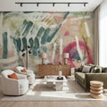 Strawberry Fields Mural Wallpaper - Neutral Tone - room preview 02
