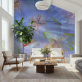 Blue Sea Blossoms Mural Wallpaper - room preview 02