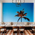 Evening Palm Mural Wallpaper - room preview 02