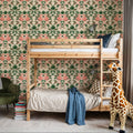 Flamingo Friends Mural Wallpaper - Warm Tone - room preview 02