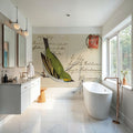 Postcard Bird I Mural Wallpaper - room preview 02