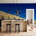 Mountain Trail Ascent Mural Wallpaper - room preview 02