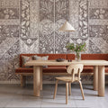 Flower Collection, Mauve Mural Wallpaper - room preview 02