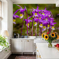 Calypso Bulbosa Bloom Mural Wallpaper - room preview 02