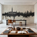 Salisbury England Skyline Concrete Mural Wallpaper - room preview 02