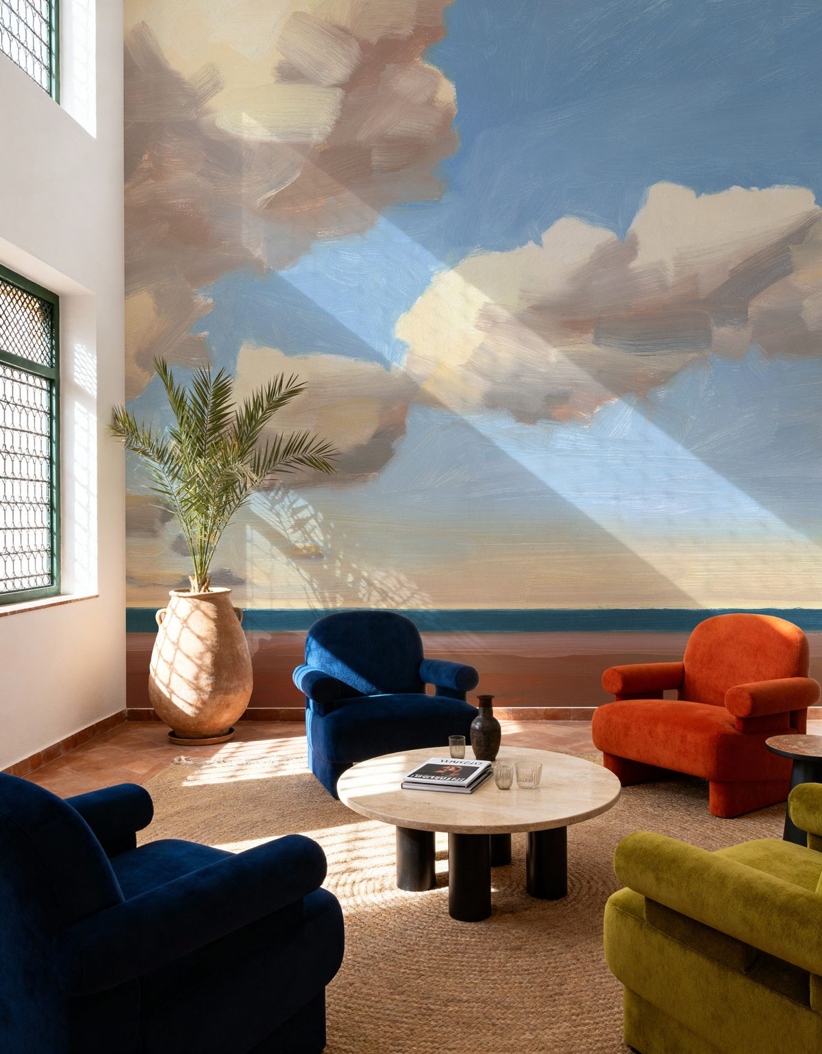 Cloudy Judgement Mural Wallpaper - room preview 02