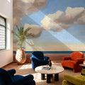 Cloudy Judgement Mural Wallpaper - room preview 02