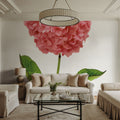 Providence Hydrangea I Mural Wallpaper - Light Tone - room preview 02