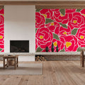Vibrant Bloom Mural Wallpaper - room preview 02