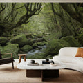 Forest Exploring Mural Wallpaper - room preview 02