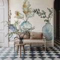 Fresh Flowers Mural Wallpaper - room preview 02
