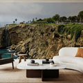 Tropical Cliff Cascade Mural Wallpaper - room preview 02