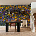 Poppy and Lupine Meadow Mural Wallpaper - room preview 02