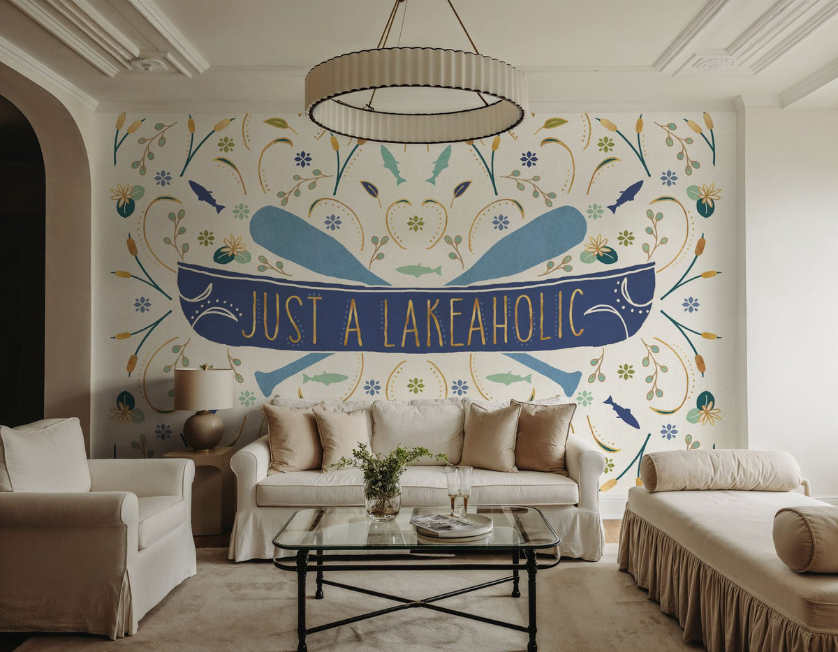 Otomi Lake I Mural Wallpaper - room preview 02