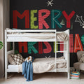 Holiday Wishes IV Mural Wallpaper - room preview 02