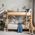 The Snowy Mountain Cabin Mural Wallpaper - room preview 02