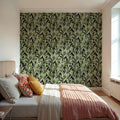 Olive Branch Mural Wallpaper - Warm Tone - room preview 02