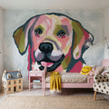 Abstract Lab Mural Wallpaper - room preview 02