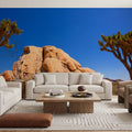 Joshua Tree Blue IX Mural Wallpaper - room preview 02