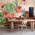 Books and Blooms I Mural Wallpaper - room preview 02