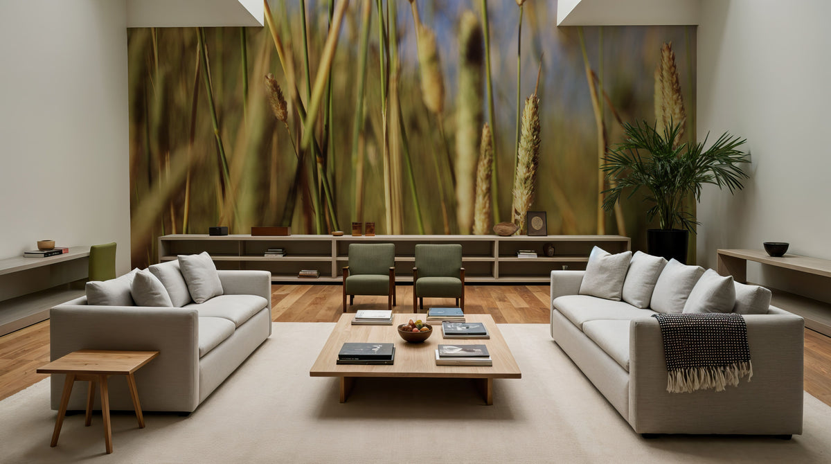 Golden Meadow Mural Wallpaper - room preview 02