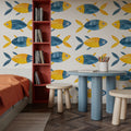 Madagascar Reef Mural Wallpaper - room preview 02