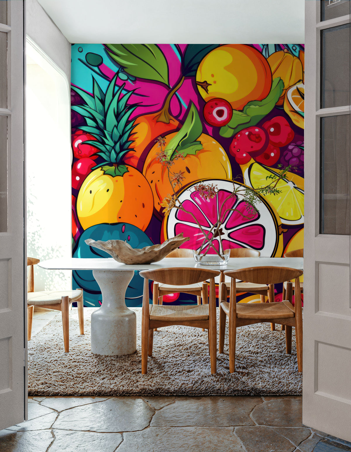 Fruits For Everyone Mural Wallpaper - room preview 02